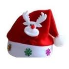 Touca Do Papai Noel Gorro Decorado Para Natal - 1 Peça