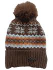 Touca Gorro de Lã com Pompom Adulto Inverno Frio Tricô