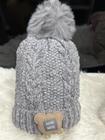 Touca Gorro Infantil de Frio inverno Forrada Pompom menino menina(6mese-8anos)