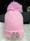 Touca Gorro Infantil de Frio inverno Forrada Pompom menino menina(6mese-8anos)