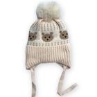 Touca Gorro Infantil Menino Bichinhos Inverno Ursinho Quentinho