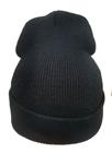 Touca Gorro Inverno Beanie Unissex lisa Classica preto