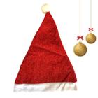Touca Gorro Natal Papai Noel Com Brilho Festas Comemorações