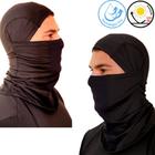 Touca Ninja Mascara Paintball Tatica Militar Balaclava Moto Proteção Térmica UVA UVB Dry Fit Frio
