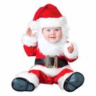Touca Papai Noel para Bebê Oxford Vermelho Gorro Natal 44 cm