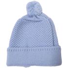 Touca Para Bebê Em Tricot Tricô PomPom Rescém Nascido