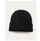 Touca Simples Forrada Lisa De Lã Gorro Preta Adulto Unissex P/ Inverno HL-01 - SHR