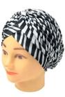 Touca Turbante Estampada Zebra Santa Clara - 01 Unidade