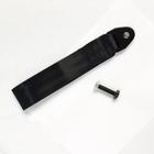 Tow Strap Preto Com Parafuso E Porca 24 Cm