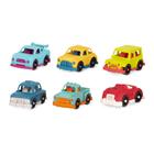 Toy B. toys Happy Cruisers Mini Vehicles 6 unidades de 1 ano ou mais