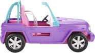 Toy Car, SUV off-road roxo do tamanho de uma boneca Barbie com 2 assentos rosa