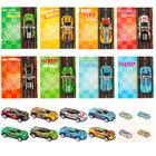 Toy Cars Catnee 32 Carros de corrida de metal coloridos variados com cartões