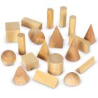 Toy Learning Resources Wood Geometric Solid Conjunto de 19 9+