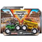 Toy Monster Trucks Monster Jam Grave Digger versus ensino superior