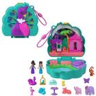 Toy Polly Pocket Peacock Garden Compact com 2 bonecas e animais de estimação