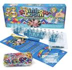 Toy Rainbow Loom Original com gancho de metal, placa de tear e pulseiras