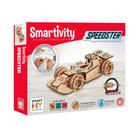 Toy Smartivity Speedster 3D, modelo de madeira, engenharia, STEM