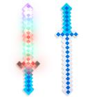 Toy Sword Fun Central LED 24 Light Up Pixel de 8 bits, pacote com 2 unidades, azul