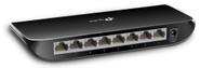 TP-Link 8 Porta Gigabit Ethernet Network Switch Plug and Play de desktop ou wall-mount Splitter Ethernet de caixa plástica sem fãs de Otimização de Tráfego Não gerenciado (TL-SG1008D)