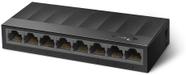 TP-Link Litewave 8 Porta Gigabit Ethernet Switch Divisor de Ethernet de desktop de caixa plástica de switch de rede sem escudo Plug &amp Play Quiet sem fãs Não gerenciado (LS1008G)