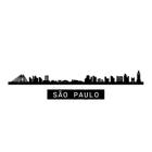 Traçado São Paulo - Arte de Parede 50cm