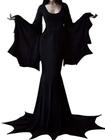 Traje de Halloween Morticia Addams - Fantasia YEAXLUD