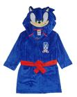 Traje de lã de pelúcia Sonic the Hedgehog para meninos 10/12