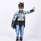 Traje de Super-Herói Batman para Meninos - Fantasia de Cosplay para Crianças