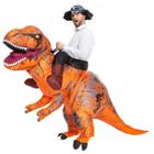 Traje Inflável T-rex Para Adultos Fantasia para Cosplay