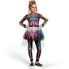 Traje Spooktacular Creations Funky Skeleton Tutu Dress Girl