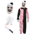 Traje Steps in Art The Clown Terrifying para crianças de Halloween