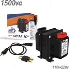 Transformador 1500va 110 Para 220 E 220 Para 110 Bivolt Kf Slim