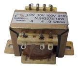 Transformador De Audio Linha ( Trafo) 70v 10w 4/8 ohms