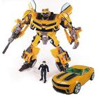 Transformadores Bumblebee Robot Car Action Figure Toy (Um tamanho)