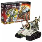 Transformers Collaborative GI Joe - Transformers Autobot Kup Triple T e Sgt Slaughter e Leatherneck - Hasbro