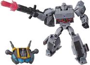 Transformers Toys Cyberverse Deluxe Class Megatron Action Figure, Fusion Mega Shot Attack Move e Build-A-Figure Piece, para Crianças de 6 anos ou mais, 5 polegadas