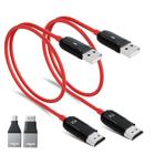 Transmissor e receptor HDMI sem fio PAUNEZUEL, alcance de 50 m