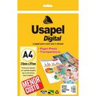 Transparencia INKJET Usapel A4 75G sem Tarja - Filiperson