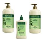 Tratamento Antiqueda Jaborandi Bio Extratus Shampoo + Condicionador 1L + Extrato 100ml