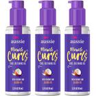 Tratamento de cabelo Aussie Miracle Curls Defining Oil 100mL x3