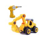 Trator de Controle Remoto desmontável Escavadeira City Machine Multikids BR1080