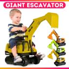 Trator Escavadeira Gigante Infantil Giant Escavator Suporta 50 KG - Roma