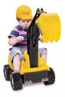 Trator Max Escavadeira De Brinquedo Com Capacete Tilin 0428