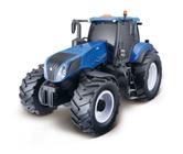 Trator T8.435 Genesis New Holland - Som e Luz e Movimento - Farm Series - 1/16 - Maisto