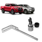 Trava de Estepe Hilux e SW4 2016 a 2021 Protetor Antifurto