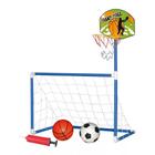 Trave Futebol e Basquete 2x1 2 em 1 com Bola e Bomba Pais e Filhos 791862