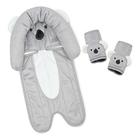 Travel Bug Baby & Toddler 3-Piece Head Support & Strap Covers Set for Car Seats, Strollers & Bouncers ... (Coala)