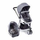 Travel System Mobi Grey Denim Silver Safety 1St