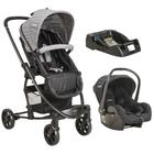 Travel System Prima Grafite com Bebê Conforto e Base - Kiddo