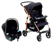 Travel System Rio 22-Preto Cobre Burigotto